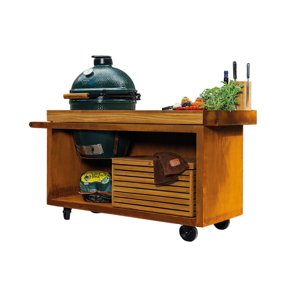 Swiss Made Tripletta: Zusatz - fahrbare Version - Big Green Egg